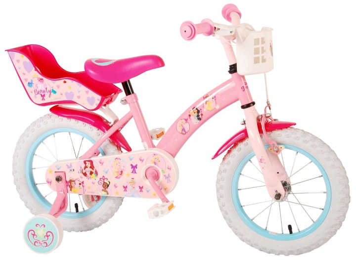 Volare Barncykel 14 - Disney Princess (21409-CH) i gruppen LEKSAKER, BARN- & BABYPRODUKTER / Uteleksaker / Cyklar & Sparkcyklar hos TP E-commerce Nordic AB (D06353)