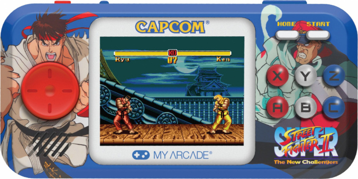 My Arcade SUPER STREET FIGHTER II POCKET PLAYER PRO i gruppen HEMELEKTRONIK / Spelkonsoler & Tillbehör / Övriga spel & tillbehör hos TP E-commerce Nordic AB (D06408)