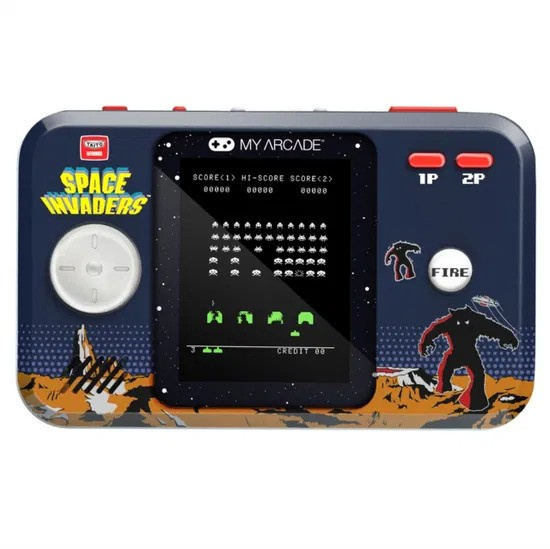 My Arcade SPACE INVADERS POCKET PLAYER PRO i gruppen HEMELEKTRONIK / Spelkonsoler & Tillbehör / Övriga spel & tillbehör hos TP E-commerce Nordic AB (D06409)