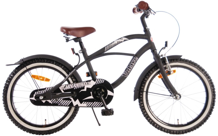 Volare Barncykel 18 - Cruiser Svart (31802) i gruppen LEKSAKER, BARN- & BABYPRODUKTER / Uteleksaker / Cyklar & Sparkcyklar hos TP E-commerce Nordic AB (D06419)