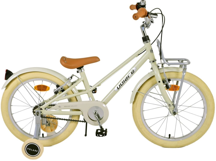 Volare Barncykel 18 - Melody Satin Sand (21871) i gruppen LEKSAKER, BARN- & BABYPRODUKTER / Uteleksaker / Cyklar & Sparkcyklar hos TP E-commerce Nordic AB (D06422)