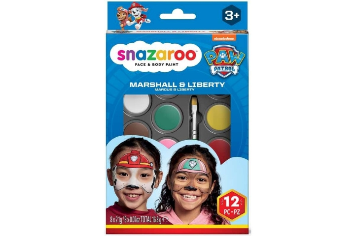 Snazaroo Paw Patrol - Sminkset med färger - Marshall & Liberty (791107) i gruppen LEKSAKER, BARN- & BABYPRODUKTER / Leksaker / Maskeradkläder hos TP E-commerce Nordic AB (D06428)