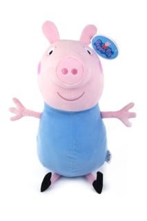 Peppa Pig Plysch 50 cm - George (I-PEP-9277-2-FO) i gruppen LEKSAKER, BARN- & BABYPRODUKTER / Babyleksaker / Gosedjur hos TP E-commerce Nordic AB (D06489)