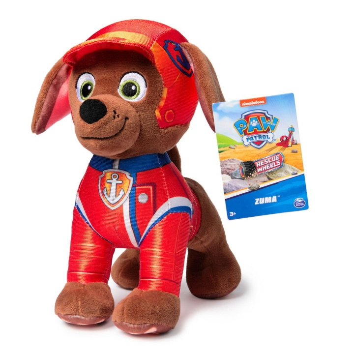 Paw Patrol Rescue Wheels - Basic plysch - Zuma (19cm) i gruppen LEKSAKER, BARN- & BABYPRODUKTER / Babyleksaker / Gosedjur hos TP E-commerce Nordic AB (D06544)