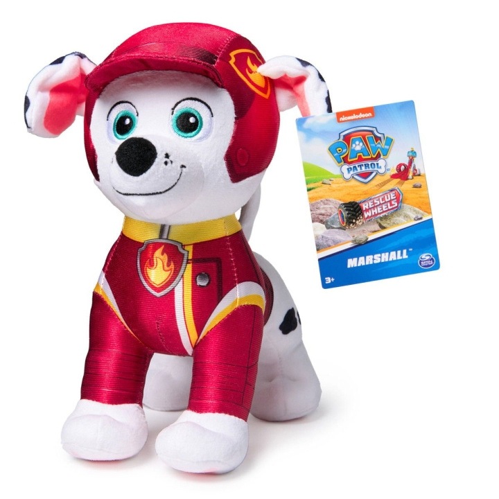 Paw Patrol Rescue Wheels - Basic plysch - Marshell (19cm) i gruppen LEKSAKER, BARN- & BABYPRODUKTER / Babyleksaker / Gosedjur hos TP E-commerce Nordic AB (D06546)