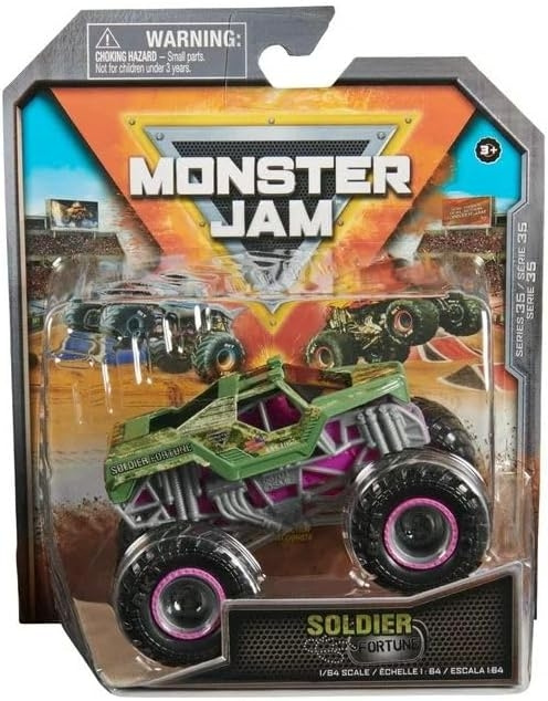 Monster Jam 1:64 Single Pack - Soldat i gruppen LEKSAKER, BARN- & BABYPRODUKTER / Leksaker / Leksaksbilar & andra fordon hos TP E-commerce Nordic AB (D06570)