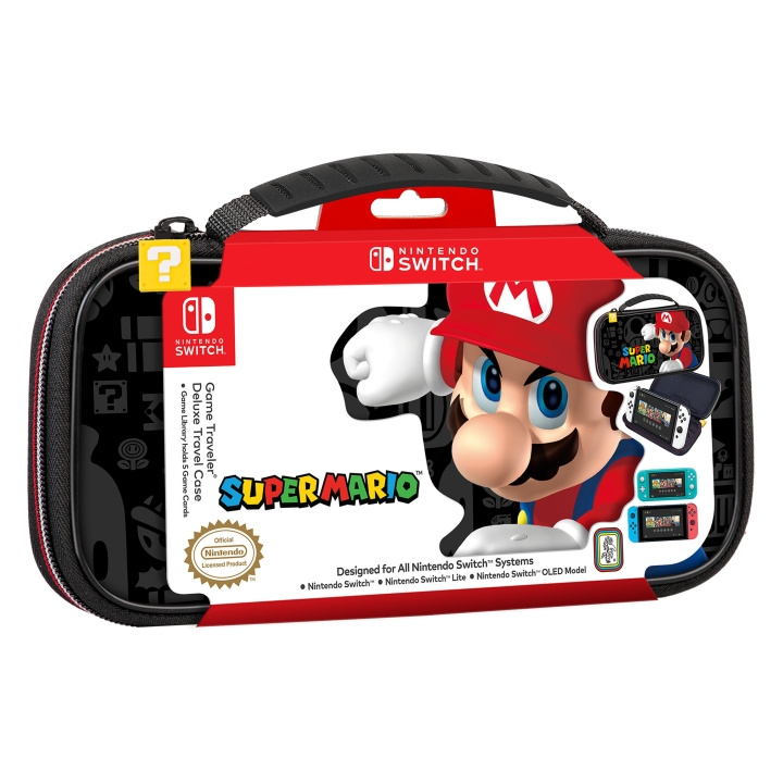 Nintendo Switch Deluxe resefodral (Super Mario) i gruppen HEMELEKTRONIK / Spelkonsoler & Tillbehör / Nintendo Switch / Tillbehör hos TP E-commerce Nordic AB (D06630)