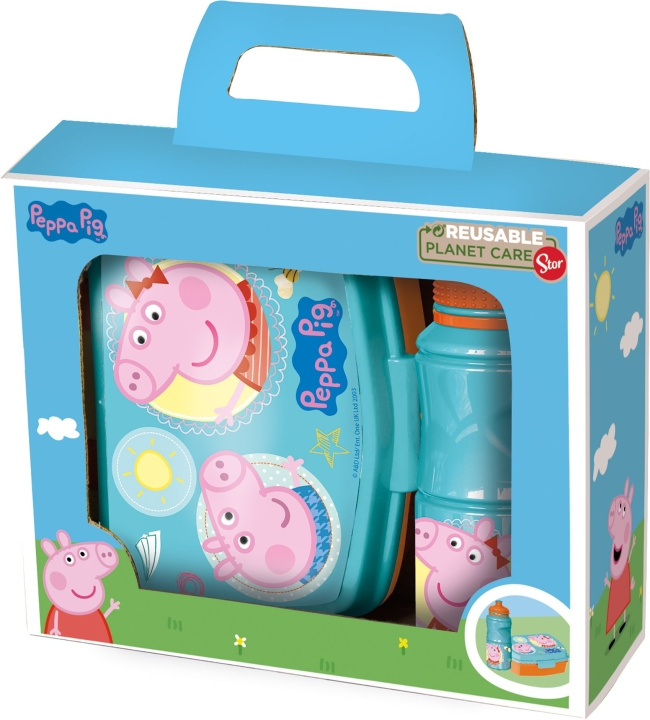 Peppa Pig 2 pcs. Gift Set (13963) i gruppen LEKSAKER, BARN- & BABYPRODUKTER / Äta & Dricka / Barnserviser hos TP E-commerce Nordic AB (D06656)