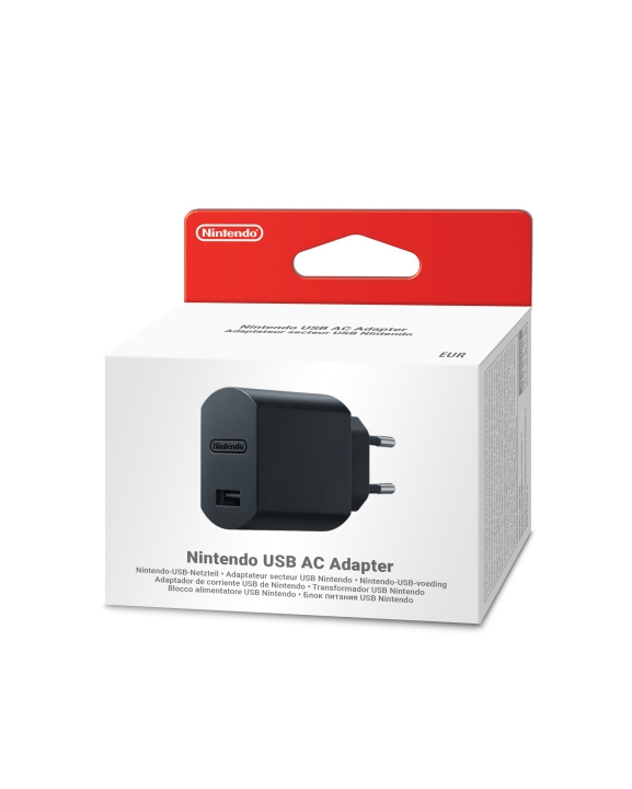 Nintendo USB AC-adapter i gruppen HEMELEKTRONIK / Spelkonsoler & Tillbehör / Nintendo Switch / Tillbehör hos TP E-commerce Nordic AB (D06663)