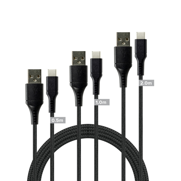 Speedlink USB-A till USB-C-kabel, svart i gruppen DATORER & KRINGUTRUSTNING / Datorkablar / USB-kablar / USB-C hos TP E-commerce Nordic AB (D06672)