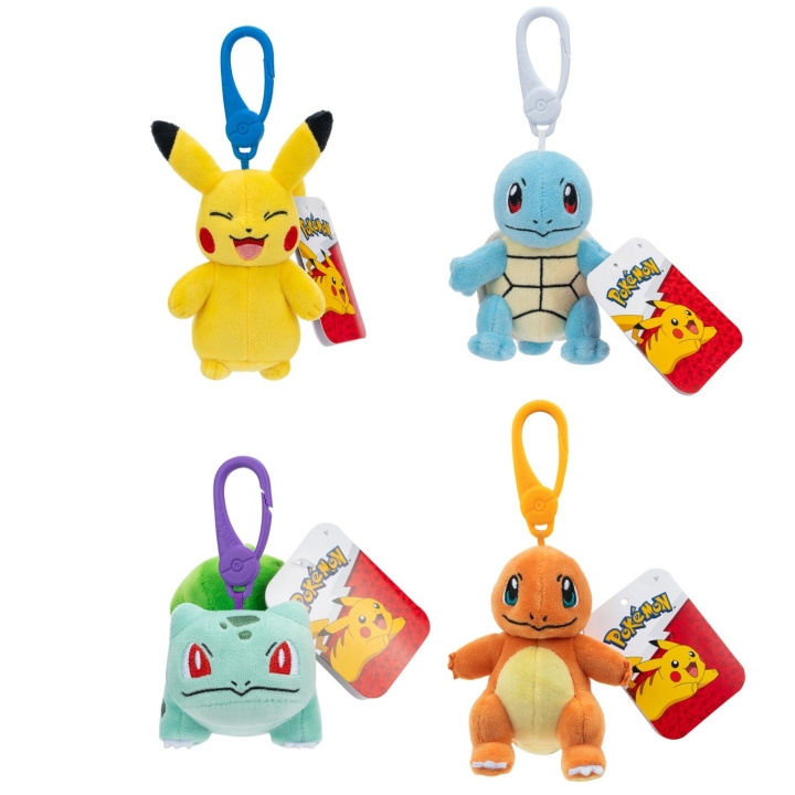 Pokémon Plush Clip on W11 Ass (95177-11) i gruppen LEKSAKER, BARN- & BABYPRODUKTER / Babyleksaker / Gosedjur hos TP E-commerce Nordic AB (D06745)