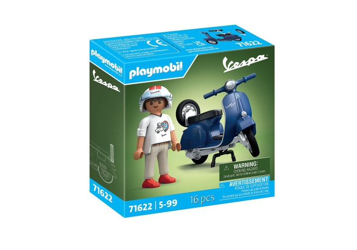 Playmobil 1969 Vespa 150 Sprint Veloce, blå (71622) i gruppen LEKSAKER, BARN- & BABYPRODUKTER / Leksaker / Figurer, Miniatyrer & tillbehör hos TP E-commerce Nordic AB (D06783)