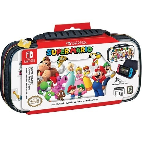 Nintendo Switch Game Traveler Deluxe resefodral - Super Mario Team i gruppen HEMELEKTRONIK / Spelkonsoler & Tillbehör / Nintendo Switch / Tillbehör hos TP E-commerce Nordic AB (D06993)