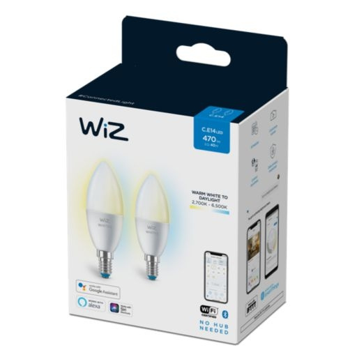 WiZ Candle C37 E14 2-pack i gruppen HEMELEKTRONIK / Belysning / LED-lampor hos TP E-commerce Nordic AB (D07031)