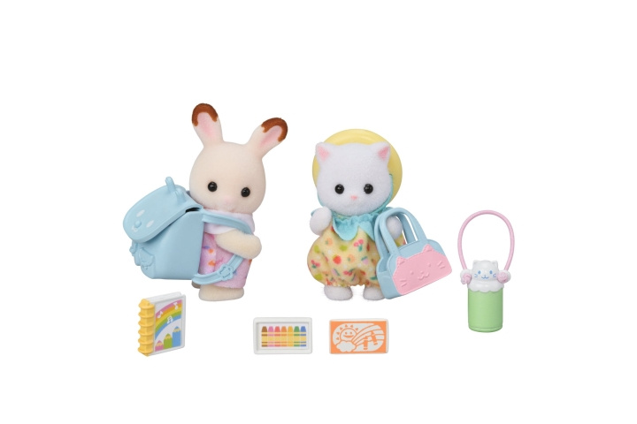 Sylvanian Families Barnkammarens vänner - Walk Along Duo (5747) i gruppen LEKSAKER, BARN- & BABYPRODUKTER / Babyleksaker / Gosedjur hos TP E-commerce Nordic AB (D07095)