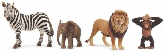  Schleich Wild Life - Afrika Startset (42721) i gruppen LEKSAKER, BARN- & BABYPRODUKTER / Leksaker / Figurer, Miniatyrer & tillbehör hos TP E-commerce Nordic AB (D07188)