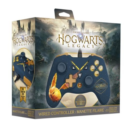 Trade Invaders Harry Potter - Kabelansluten handkontroll för Xbox One/ PC med 3M-kabel - Golden Vivet i gruppen HEMELEKTRONIK / Spelkonsoler & Tillbehör / Xbox Series X/S hos TP E-commerce Nordic AB (D07257)