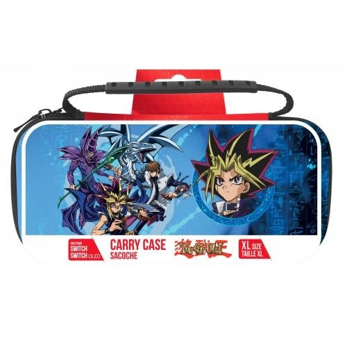 Trade Invaders Yu-Gi-Oh! - XL-fodral för Switch och Switch Oled - Blå - Grupp i gruppen HEMELEKTRONIK / Spelkonsoler & Tillbehör / Nintendo Switch / Tillbehör hos TP E-commerce Nordic AB (D07260)