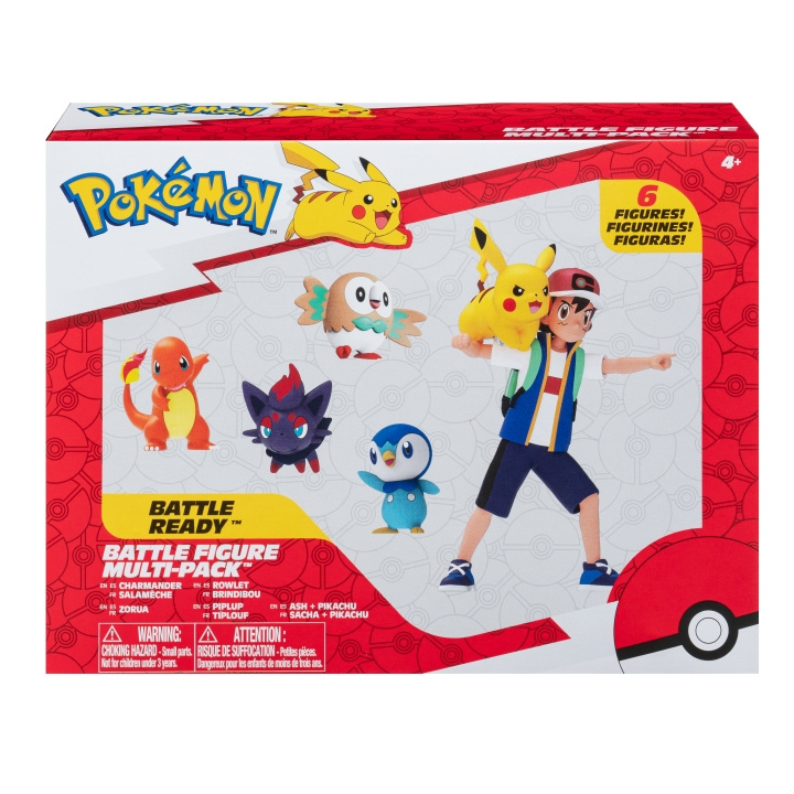 Pokémon Battle Figure Multipack W Feature Figure (PKW3781) i gruppen LEKSAKER, BARN- & BABYPRODUKTER / Leksaker / Figurer, Miniatyrer & tillbehör hos TP E-commerce Nordic AB (D07280)