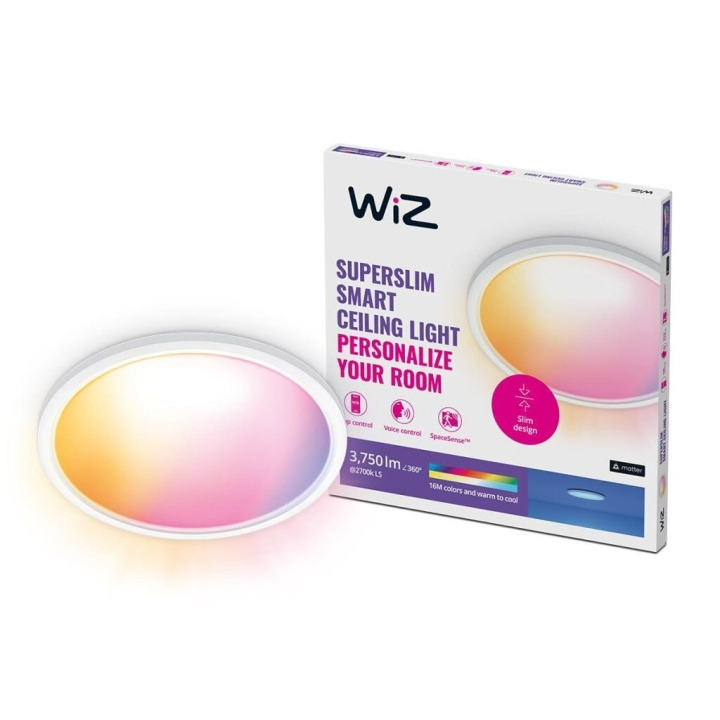 WiZ SuperSlim WiZ Tak 32W W 22-65K RGB i gruppen LEKSAKER, BARN- & BABYPRODUKTER / Barnrum / Barnlampor / Taklampor & Vägglampor hos TP E-commerce Nordic AB (D07329)