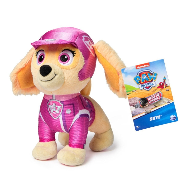 Paw Patrol Rescue Wheels - Basic plysch - Skye (19cm) i gruppen LEKSAKER, BARN- & BABYPRODUKTER / Babyleksaker / Gosedjur hos TP E-commerce Nordic AB (D07334)