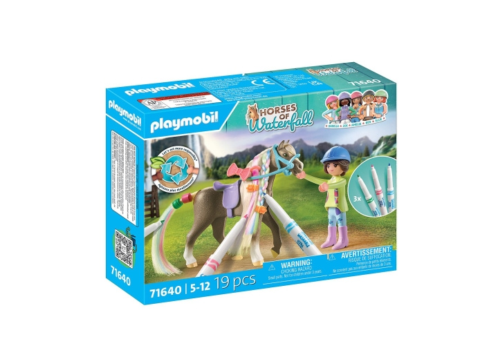 Playmobil Tvättbart set med hästar (71640) i gruppen LEKSAKER, BARN- & BABYPRODUKTER / Leksaker / Pyssel hos TP E-commerce Nordic AB (D07373)