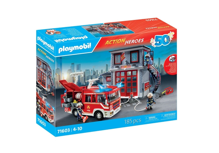 Playmobil 50YR Mega-set Brandräddning (71603) i gruppen LEKSAKER, BARN- & BABYPRODUKTER / Leksaker / Figurer, Miniatyrer & tillbehör hos TP E-commerce Nordic AB (D07384)