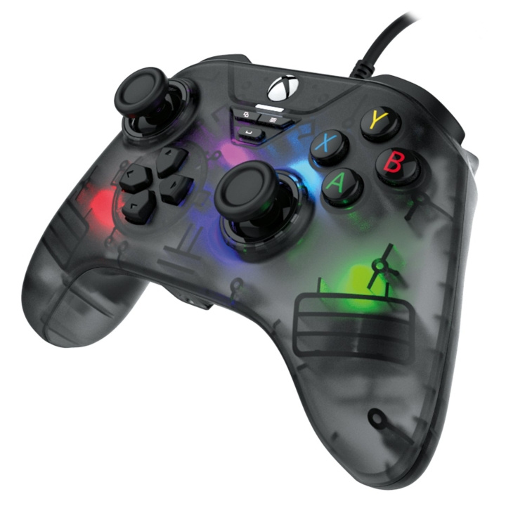 Snakebyte GamePad RGB X (rökgrå) - XBOX/PC i gruppen HEMELEKTRONIK / Spelkonsoler & Tillbehör / Xbox Series X/S / Tillbehör hos TP E-commerce Nordic AB (D07452)