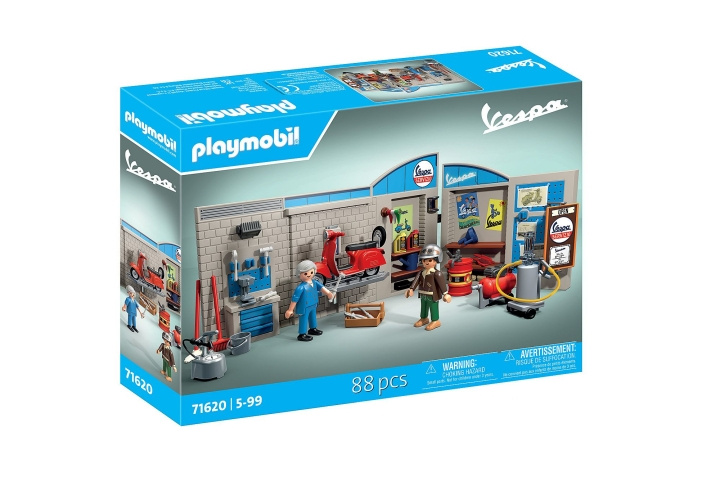 Playmobil 60-tal Vespa Garage (71620) i gruppen LEKSAKER, BARN- & BABYPRODUKTER / Leksaker / Figurer, Miniatyrer & tillbehör hos TP E-commerce Nordic AB (D07475)