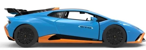 Rastar Gjutmodell 1:32 Lamborghini Huracan STO Blue (64310) i gruppen SPORT, FRITID & HOBBY / Hobby / Plastmodeller / Bilar hos TP E-commerce Nordic AB (D07491)