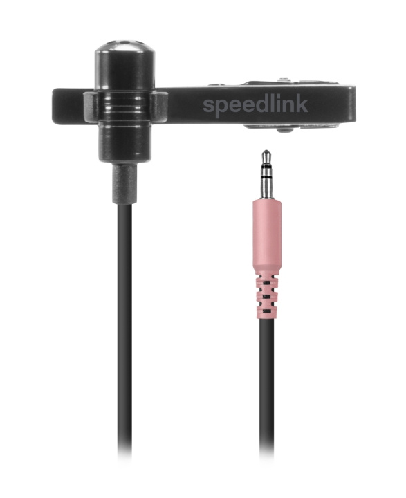 Speedlink SPES Clip-On-mikrofon, svart i gruppen DATORER & KRINGUTRUSTNING / Datortillbehör / Mikrofoner hos TP E-commerce Nordic AB (D07533)