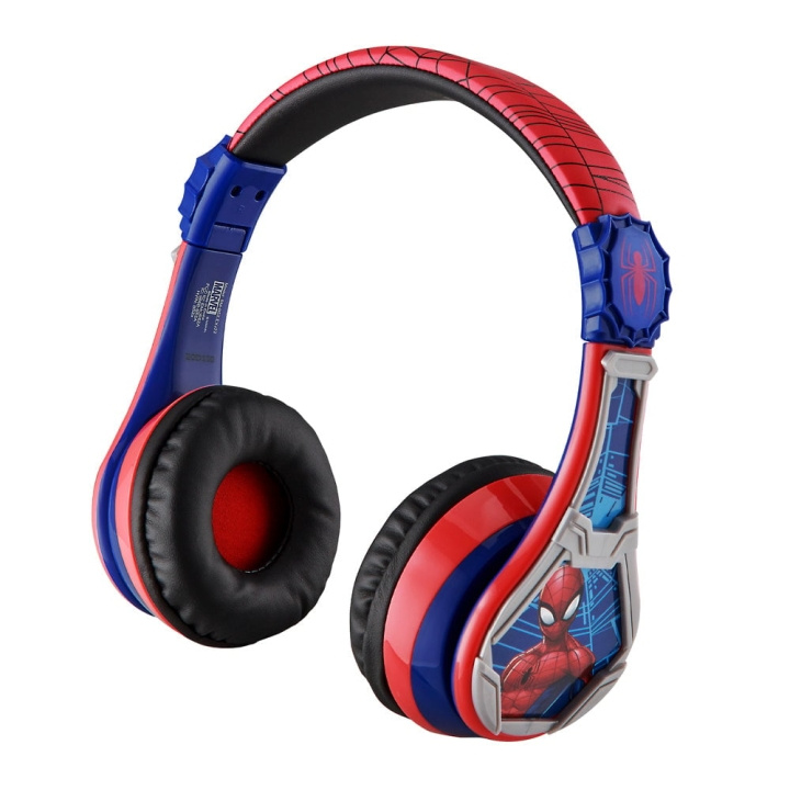 Upcoming Minds Ekids - Marvel Spiderman Bluetooth hörlurar i gruppen HEMELEKTRONIK / Ljud & Bild / Hörlurar & Tillbehör / Hörlurar hos TP E-commerce Nordic AB (D07692)