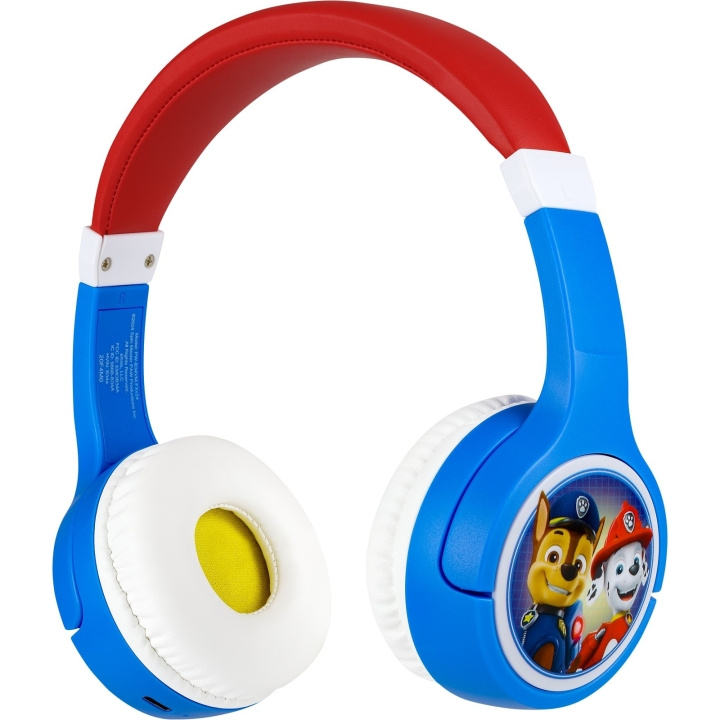 Upcoming Minds Ekids - Paw Patrol Bluetooth-hörlurar i gruppen HEMELEKTRONIK / Ljud & Bild / Hörlurar & Tillbehör / Hörlurar hos TP E-commerce Nordic AB (D07693)