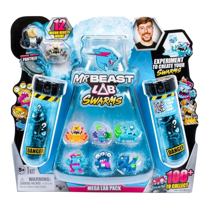 MR. BEAST LAB MrBeast Lab - Swarms Mega Lab 12 pack (20349) i gruppen SPORT, FRITID & HOBBY / Roliga prylar / Samlarobjekt hos TP E-commerce Nordic AB (D07701)