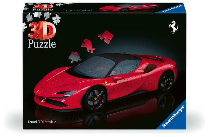 Ravensburger 3D-pussel Ferrari SF90 Stradale 108p (10311576) i gruppen SPORT, FRITID & HOBBY / Hobby / Pussel hos TP E-commerce Nordic AB (D07707)