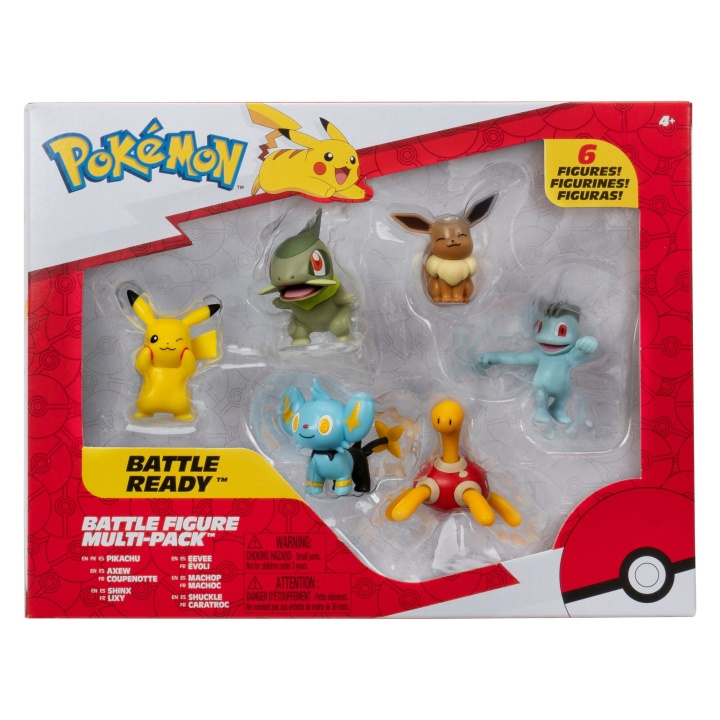 Pokémon Stridsfigur 6 Pk (PKW3614) i gruppen LEKSAKER, BARN- & BABYPRODUKTER / Leksaker / Figurer, Miniatyrer & tillbehör hos TP E-commerce Nordic AB (D07728)