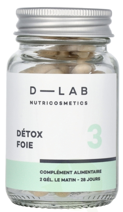 D-Lab Nutricosmetics D-Lab Detox Foie 3 Capsules 56 piece i gruppen SKÖNHET & HÄLSA / Hudvård / Ansiktsvård hos TP E-commerce Nordic AB (D07817)