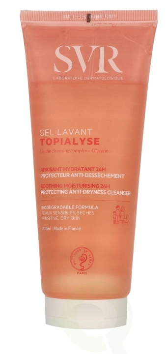 Svr Laboratories SVR Topialyse Cleansing Gel 200 ml i gruppen SKÖNHET & HÄLSA / Hudvård / Ansiktsvård / Rengöring hos TP E-commerce Nordic AB (D07841)