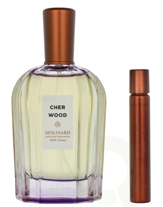 Molinard La Collection Privee Cher Wood Giftset 97.5 ml Edp Spray 90ml/Edp Spray 7,5ml i gruppen SKÖNHET & HÄLSA / Doft & Parfym / Parfym / Parfym för henne hos TP E-commerce Nordic AB (D07850)