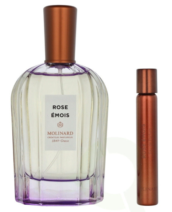 Molinard La Collection Privee Rose Emois Giftset 97.5 ml Edp Spray 90ml/Edp Spray 7,5ml i gruppen SKÖNHET & HÄLSA / Doft & Parfym / Parfym / Parfym för henne hos TP E-commerce Nordic AB (D07851)