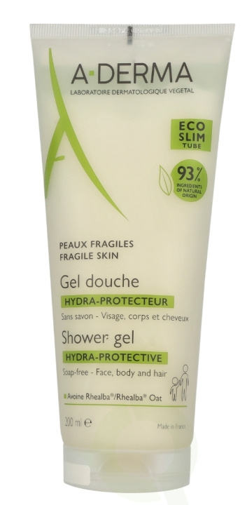 A-Derma Hydra-Protective Shower Gel 200 ml i gruppen SKÖNHET & HÄLSA / Hudvård / Kroppsvård / Bad & Duschcreme hos TP E-commerce Nordic AB (D07861)