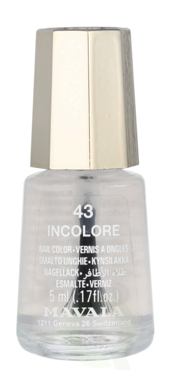 Mavala Nail Colour 5 ml #43 Incolore i gruppen SKÖNHET & HÄLSA / Manikyr/Pedikyr / Nagellack hos TP E-commerce Nordic AB (D07886)