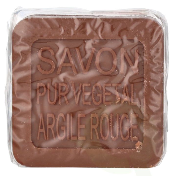 La Savonnerie De Nyons Soap Bar + Metal Box 100 g Red Clay i gruppen SKÖNHET & HÄLSA / Hudvård / Kroppsvård / Handtvål hos TP E-commerce Nordic AB (D07890)