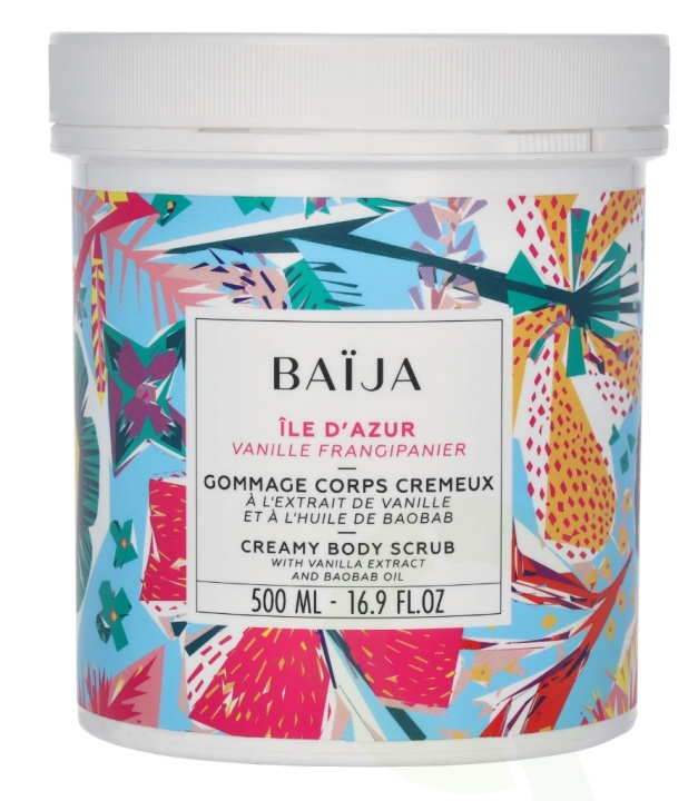 Baija Paris Baija Ile D\'Azur Body Scrub 500 ml Vanille Frangipanier i gruppen SKÖNHET & HÄLSA / Hudvård / Kroppsvård / Body lotion hos TP E-commerce Nordic AB (D07952)