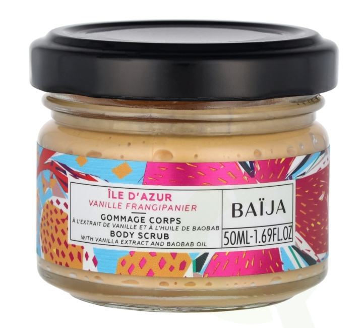 Baija Paris Baija Ile D\'Azur Body Scrub 50 ml Vanille Frangipanier i gruppen SKÖNHET & HÄLSA / Hudvård / Kroppsvård / Body lotion hos TP E-commerce Nordic AB (D07954)