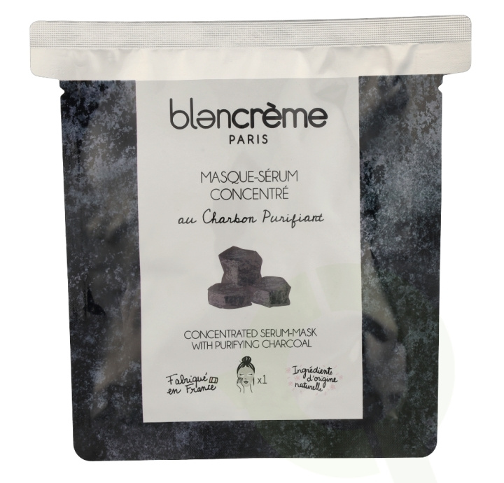 Blancreme Concentrated Serum-Mask 1 piece With Purifying Charcoal i gruppen SKÖNHET & HÄLSA / Hudvård / Ansiktsvård / Masker hos TP E-commerce Nordic AB (D07960)