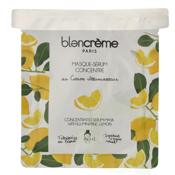 Blancreme Concentrated Serum-Mask 1 piece With Illuminating Lemon i gruppen SKÖNHET & HÄLSA / Hudvård / Ansiktsvård / Masker hos TP E-commerce Nordic AB (D07961)