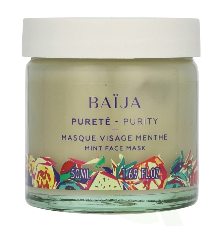 Baija Paris Baija Face Mask 50 ml Mint i gruppen SKÖNHET & HÄLSA / Hudvård / Ansiktsvård / Masker hos TP E-commerce Nordic AB (D07982)