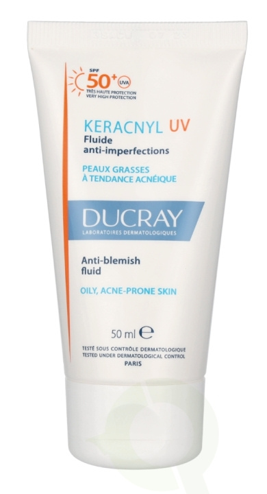 Ducray Keracnyl Anti-Blemish Fluid SPF50+ 50 ml i gruppen SKÖNHET & HÄLSA / Hudvård / Solskydd & Tanning / Solskydd hos TP E-commerce Nordic AB (D08017)