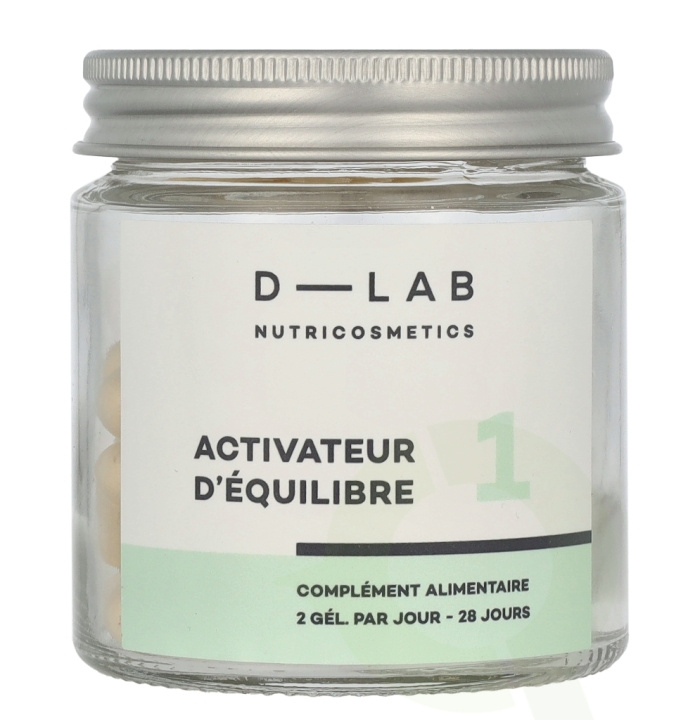 D-Lab Nutricosmetics D-Lab Activateur Of Balance 1 Capsules 56 piece i gruppen SKÖNHET & HÄLSA / Hudvård / Ansiktsvård hos TP E-commerce Nordic AB (D08052)